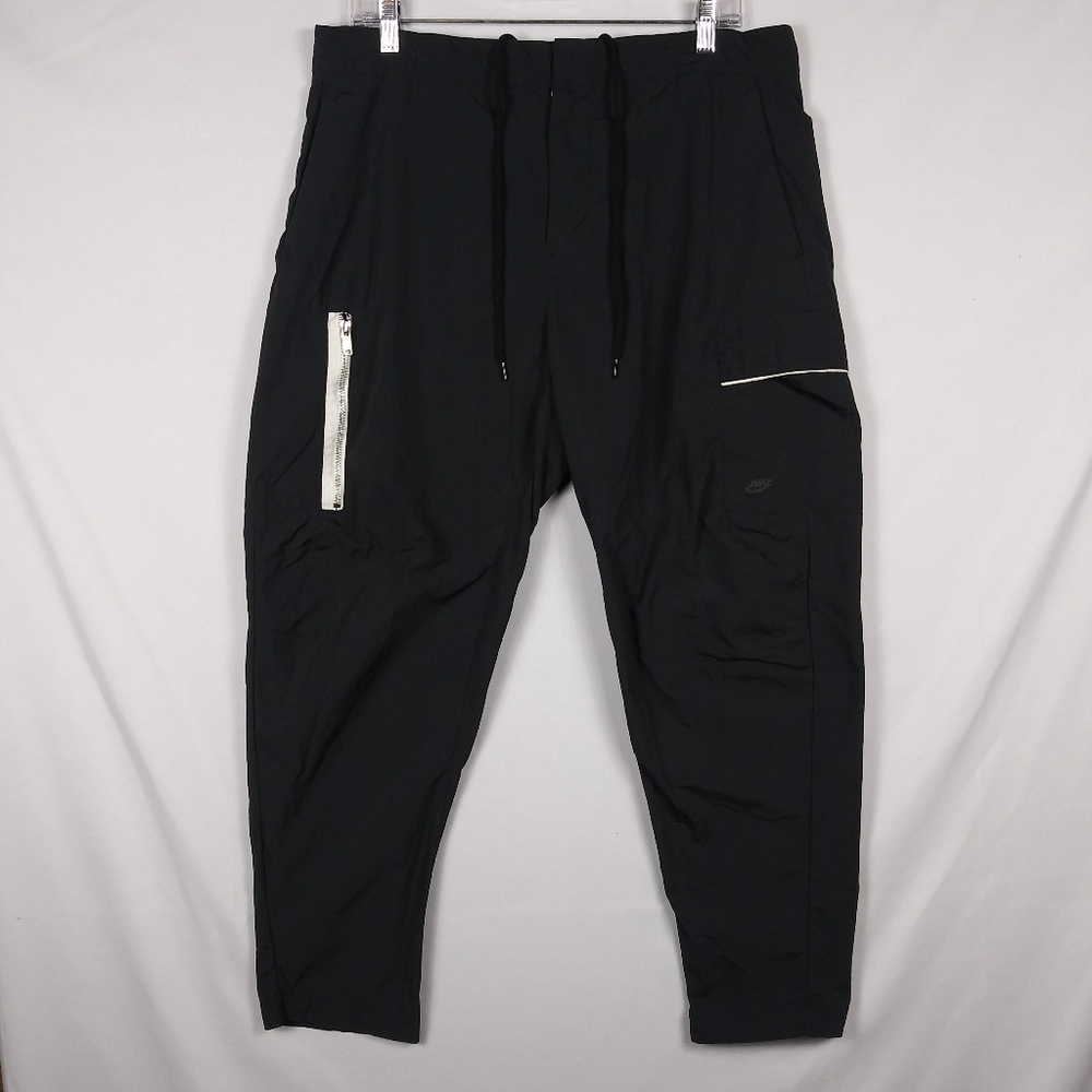 Nike Black Joggers with Silver Accents